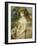 Young Girl with a Basket of Flowers-Pierre-Auguste Renoir-Framed Giclee Print