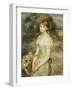 Young Girl with a Basket of Flowers-Pierre-Auguste Renoir-Framed Giclee Print