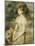 Young Girl with a Basket of Flowers-Pierre-Auguste Renoir-Mounted Giclee Print