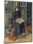 Young Girl with a Book, C1906-Charles Guerin-Mounted Giclee Print