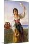 Young Girl with a Distaff-Joseph Bouvier-Mounted Giclee Print