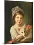 Young Girl with a Dog, 1776-New Guinean-Mounted Giclee Print