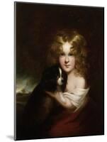 Young Girl with a Dog, C.1840-Margaret Sarah Carpenter-Mounted Giclee Print