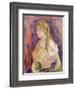 Young Girl with a Fan, 1893-Berthe Morisot-Framed Giclee Print