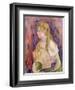 Young Girl with a Fan, 1893-Berthe Morisot-Framed Giclee Print