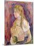 Young Girl with a Fan, 1893-Berthe Morisot-Mounted Giclee Print