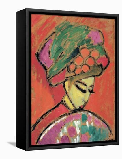Young Girl with a Flowered Hat-Alexej Von Jawlensky-Framed Stretched Canvas
