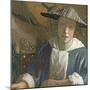 Young Girl with a Flute, C.1665-70-Johannes Vermeer-Mounted Giclee Print