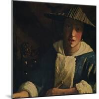 'Young Girl with a Flute', c1665-1675-Jan Vermeer-Mounted Giclee Print