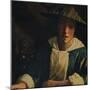 'Young Girl with a Flute', c1665-1675-Jan Vermeer-Mounted Giclee Print