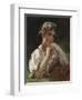 Young Girl with a Garland-Firs Sergeevich Zhuravlev-Framed Giclee Print