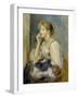 Young girl with a letter. Ca. 1895-Pierre-Auguste Renoir-Framed Giclee Print