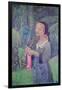 Young Girl with a Pink Stocking or Young Breton Knitting, 1920-Paul Serusier-Framed Giclee Print