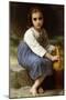 Young Girl with a Pitcher; Jeune Fille a La Cruche, 1885-William Adolphe Bouguereau-Mounted Giclee Print