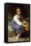 Young Girl with a Pitcher-William Adolphe Bouguereau-Framed Stretched Canvas