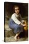 Young Girl with a Pitcher-William Adolphe Bouguereau-Stretched Canvas