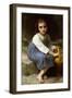 Young Girl with a Pitcher-William Adolphe Bouguereau-Framed Giclee Print