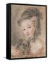 Young Girl with a Small Dog-Francois Boucher-Framed Stretched Canvas
