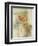 Young Girl with Flowers in her Hat-Pierre-Auguste Renoir-Framed Giclee Print