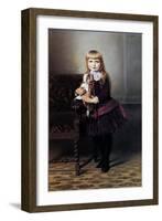 Young Girl with Her Doll, 1887-Emil Brack-Framed Giclee Print