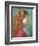 Young Girl with Long Hair in Profile, 1890-Pierre-Auguste Renoir-Framed Giclee Print