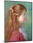 Young Girl with Long Hair in Profile, 1890-Pierre-Auguste Renoir-Mounted Giclee Print