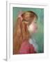 Young Girl with Long Hair in Profile, 1890-Pierre-Auguste Renoir-Framed Giclee Print