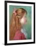 Young Girl with Long Hair in Profile, 1890-Pierre-Auguste Renoir-Framed Giclee Print