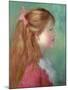 Young Girl with Long Hair in Profile, 1890-Pierre-Auguste Renoir-Mounted Giclee Print