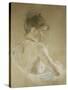 Young Girl with Naked Shoulders; Jeune Fille Aux Epaules Nues, 1885-Berthe Morisot-Stretched Canvas