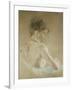 Young Girl with Naked Shoulders; Jeune Fille Aux Epaules Nues, 1885-Berthe Morisot-Framed Giclee Print