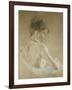 Young Girl with Naked Shoulders; Jeune Fille Aux Epaules Nues, 1885-Berthe Morisot-Framed Giclee Print