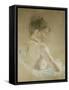 Young Girl with Naked Shoulders; Jeune Fille Aux Epaules Nues, 1885-Berthe Morisot-Framed Stretched Canvas