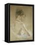 Young Girl With Naked Shoulders-Berthe Morisot-Framed Stretched Canvas