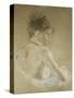 Young Girl With Naked Shoulders-Berthe Morisot-Stretched Canvas