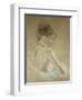 Young Girl With Naked Shoulders-Berthe Morisot-Framed Premium Giclee Print