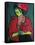 Young Girl with Peonies, 1909-Alexej Von Jawlensky-Framed Stretched Canvas