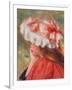 Young Girl with Red Hat, 1890-Pierre-Auguste Renoir-Framed Giclee Print