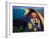 Young Girl with Turtle-Erik Slutsky-Framed Giclee Print