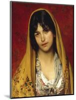Young Girl with Veil, 1882-Eugen Von Blaas-Mounted Giclee Print