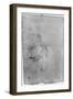 Young Girl Writing, 1891 (Charcoal on Paper)-Berthe Morisot-Framed Giclee Print