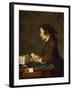 Young Girl (Young Boy?) Building a House of Cards-Jean-Baptiste Simeon Chardin-Framed Giclee Print