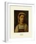 Young Girl-Jean-Baptiste-Camille Corot-Framed Collectable Print