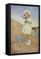 Young Girl-Jessie Smith-Framed Stretched Canvas