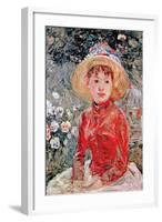 Young Girl-Berthe Morisot-Framed Art Print