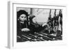 Young Girls Assembling Machine Guns in a Russian Factory, 1943-null-Framed Giclee Print