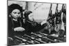 Young Girls Assembling Machine Guns in a Russian Factory, 1943-null-Mounted Giclee Print
