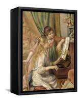 Young Girls at the Piano, 1892-Pierre-Auguste Renoir-Framed Stretched Canvas