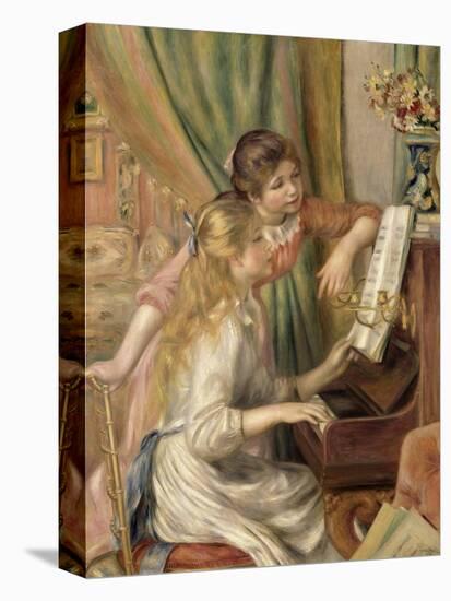 Young Girls at the Piano, 1892-Pierre-Auguste Renoir-Stretched Canvas