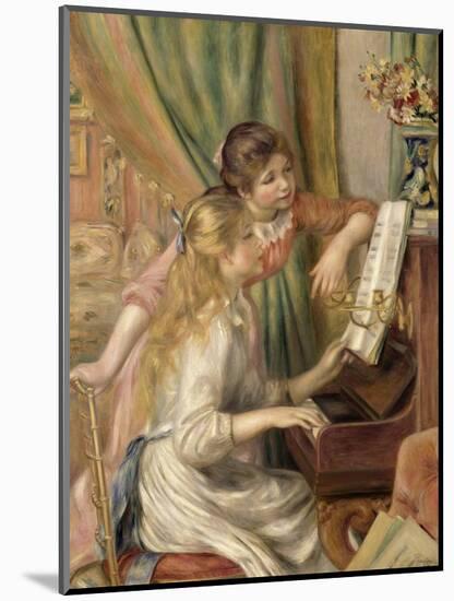 Young Girls at the Piano, 1892-Pierre-Auguste Renoir-Mounted Giclee Print